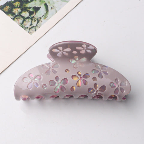 Floral Cutout Claw Hair Clip