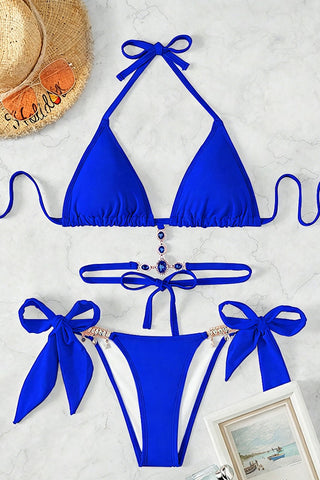 Bow-Detail Bikini Set