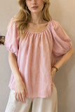 Flowy Puff-Sleeve Blouse