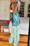 Tie-Back Floral Skirt Set
