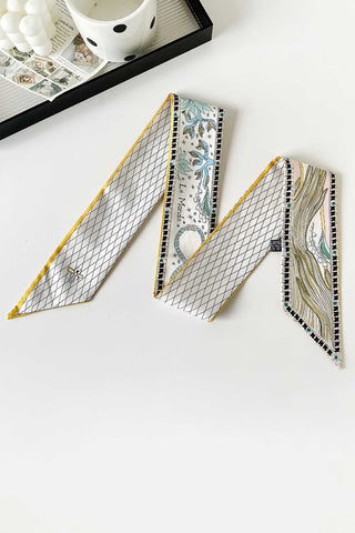 Tarot Patterned Printed Scarf