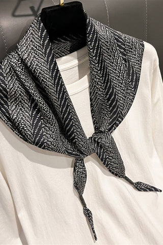 Paisley Print Tie Scarf