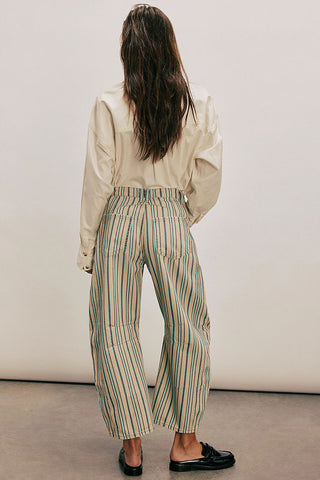 Paisley Print Wide Leg Casual Pants