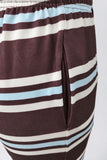 Striped Button Front Two Piece Set