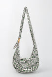 Patterned Knot Strap Hobo Bag