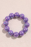 Iridescent Bead and Translucent Resin Bangle
