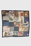Vintage Collage Print Square Scarf
