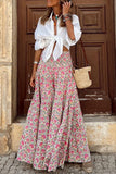 High-Waist Flowing Maxi Skirt