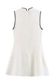 Tie-Front Sleeveless Dress