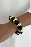 Mixed Stone and Bead Stretch Bracelet