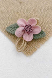 Floral Lace Ruffle Hair Clip