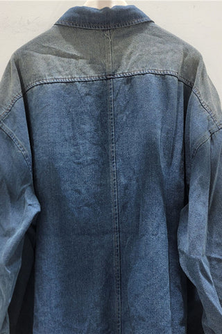 Round Button Long Sleeve Shirt
