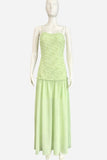 Lace-Detail Maxi Vacation Dress