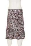 Chic Leopard Print Midi Skirt