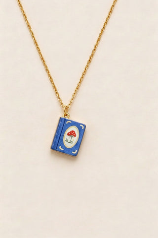 Mini Book Pendant Necklace
