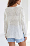 Graphic Text Long Sleeve Top