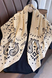 Paisley Print Square Scarf