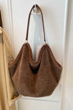 Faux Fur Slouchy Shoulder Bag