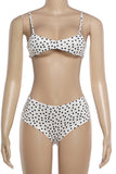Polka Dot Bikini Set with Cover-Up