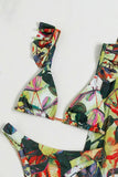 Floral Ruffle Bikini Sets