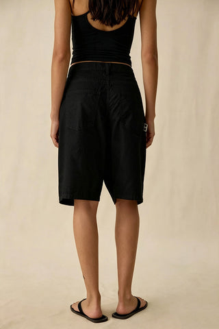 Button Detail Pocket Casual Shorts