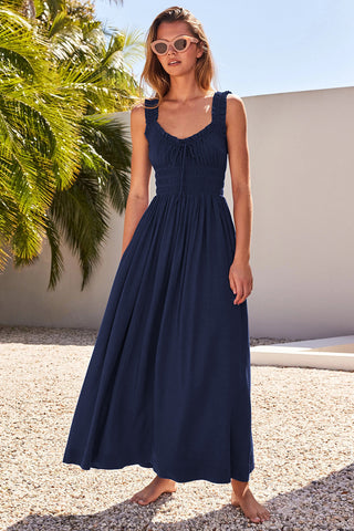 Smocked Maxi Summer Dress