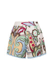 Strapless Printed Short Set