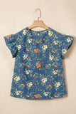 Floral Puff Sleeve T-Shirt
