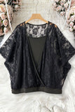 Floral Lace V-Neck Blouse