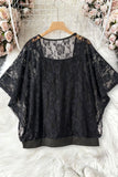 Floral Lace V-Neck Blouse