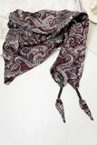 Paisley Print Tie Scarf