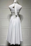 Elegant Halter Neck Evening Dress