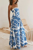 Strapless Maxi Vacation Dress