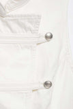 Button Asymmetric Stand Collar Vest
