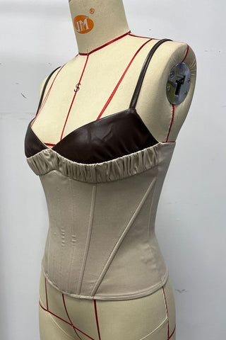 Sweetheart Neck Ruched Bust Cami