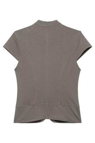 Military Shoulder Detail Zip Vest