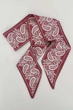 Assorted Print Satin Finish Skinny Scarf