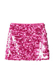 Sequin A-Line Mini Skirt