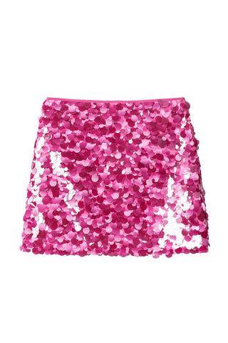 Sequin A-Line Mini Skirt