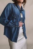 Long Sleeve Snap Button Western Shirt