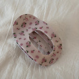 Floral Polka Dot Plaid Bow Butterfly Hair Clip