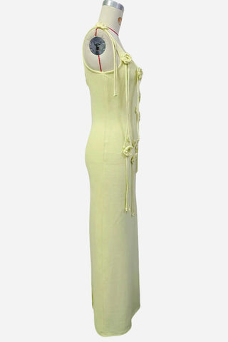 Floral Accent Cover-Up Dress
