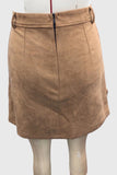 Asymmetrical Fringe Mini Skirt