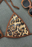 Tie-Front Bikini Set with Intricate Details