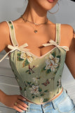 Floral Bow Strap Cami