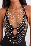 Multi-Layer Pearl Chain Body Jewelry