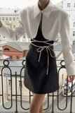 Tie-Waist Cropped Bolero Jacket