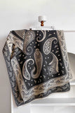 Paisley Print Fringed Scarf