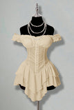 Ruffle Off-Shoulder Night Out Dress
