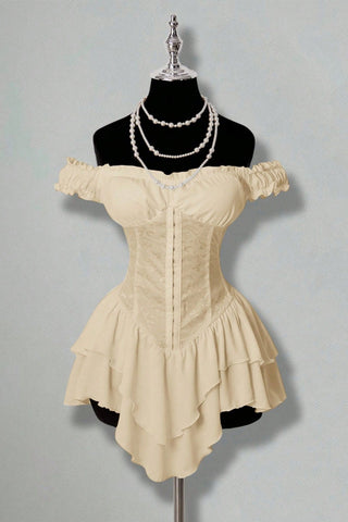 Ruffle Off-Shoulder Night Out Dress